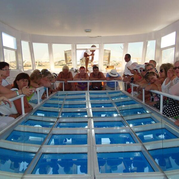 Egypt top travel Glass bottom boat excursion Sharm el sheikh