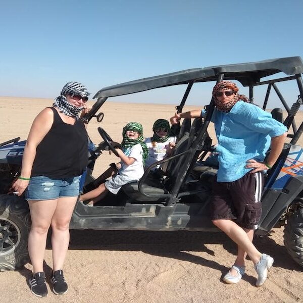 Egypt top travel dune buggy 4 seats in sinai desert and beduin party and dinner Sharm el sheikh