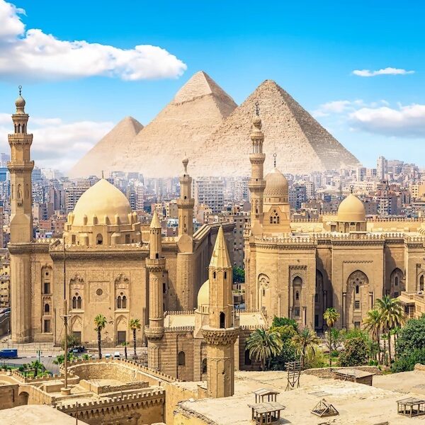 Egypt top travel old Cairo coptic church , mosque and pyramids